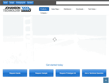 Tablet Screenshot of johansontechnology.com